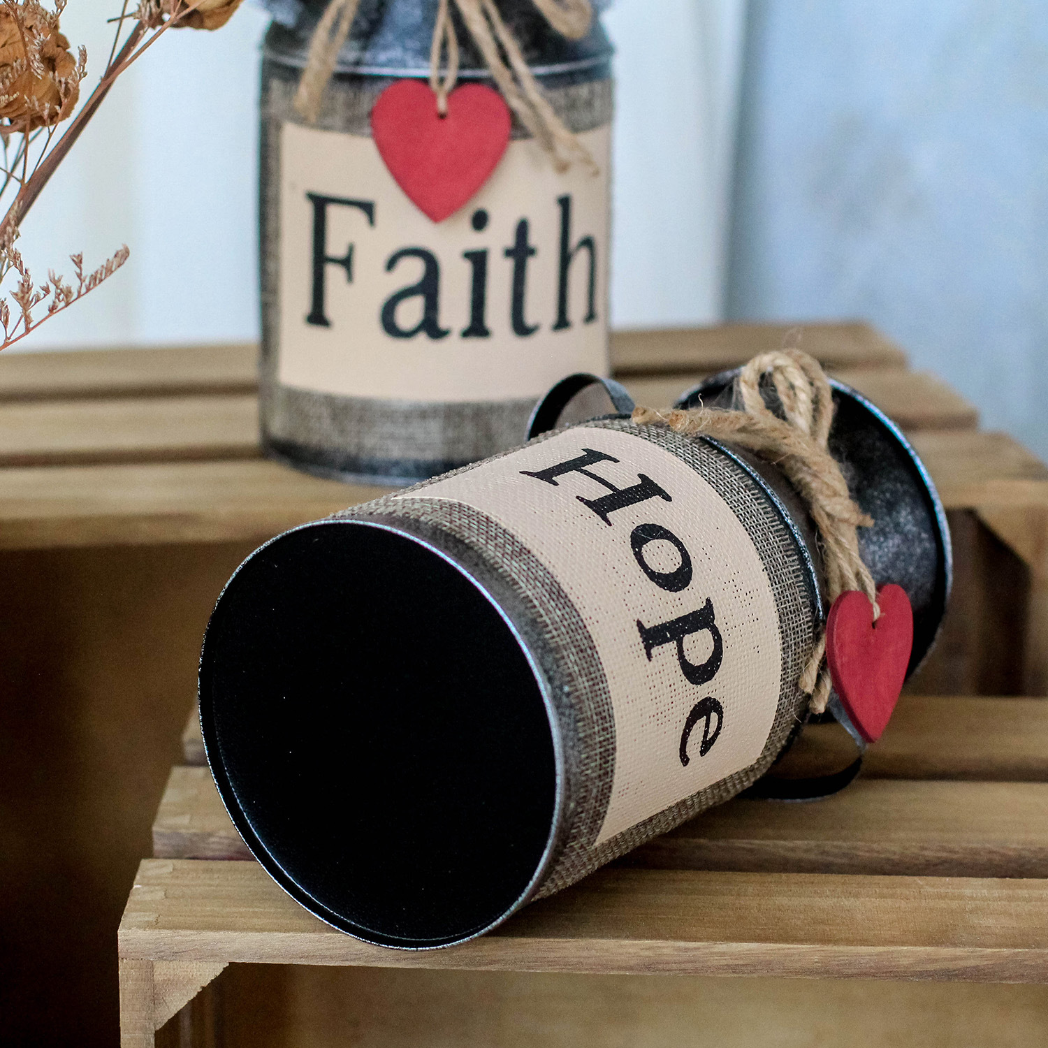 🔥 Discount 49% OFF 😍RetroStyle Iron Flower Bucket