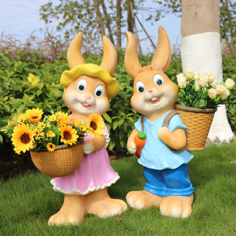 🔥 Discount 49% OFF 😍Cartoon Rabbit Ornament Flower Pot
