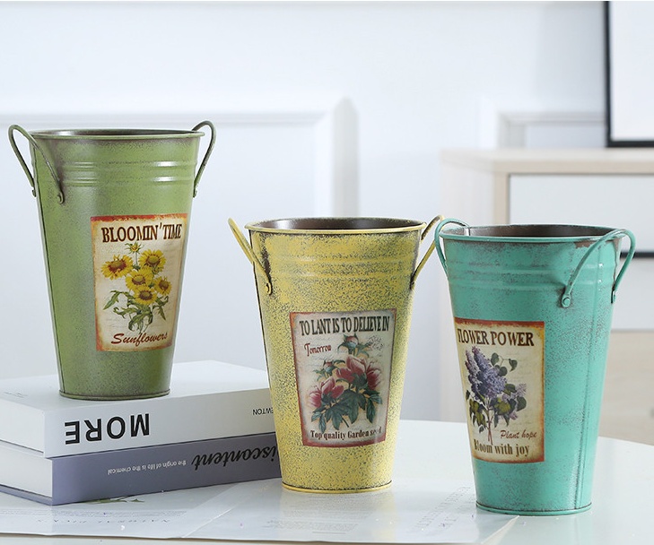 🔥 Discount 49% OFF 😍Fashionable Iron Metal Flower Pot