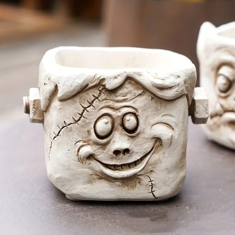 Creative Funny Head Ugly Desktop Potted Flower Pot Ornament