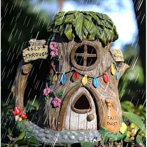 Solar Garden Statue Light House Statue