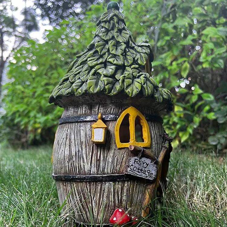 Solar Garden Statue Light House Statue