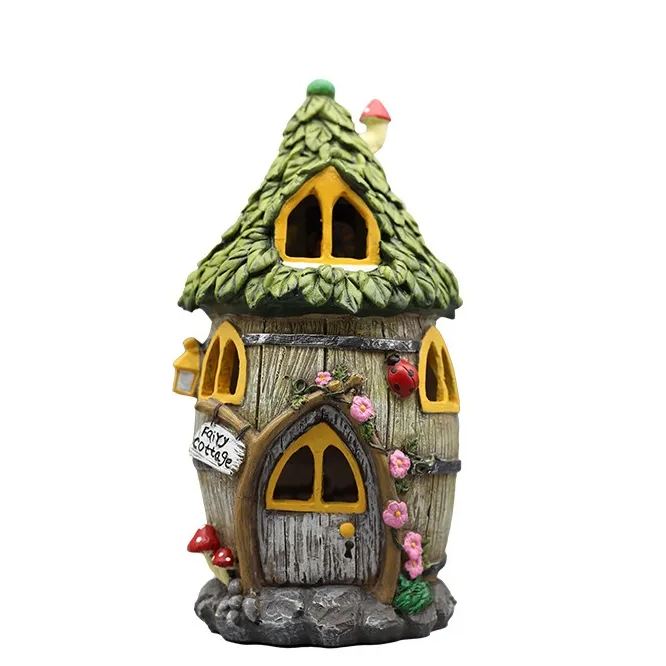 Solar Garden Statue Light House Statue