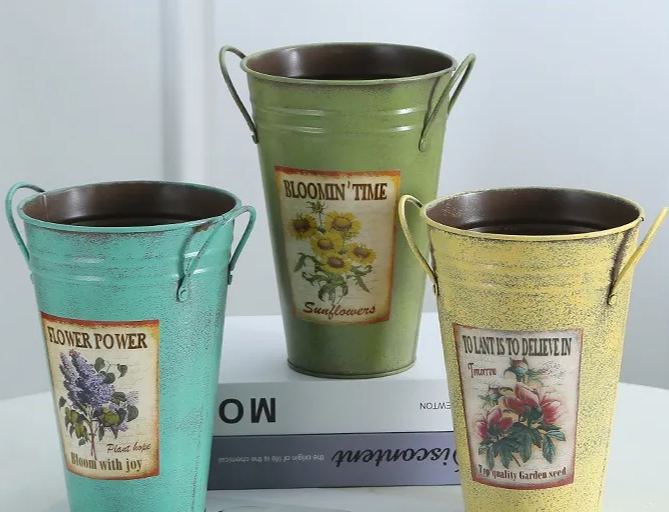 🔥 Discount 49% OFF 😍Fashionable Iron Metal Flower Pot