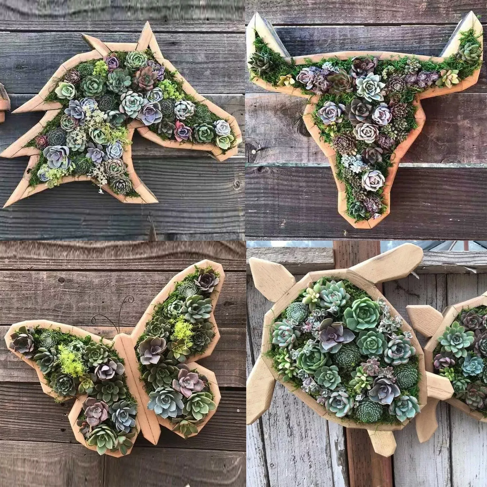 🔥 Discount 49% OFF 😍Wooden Animal Shape Flower Pot