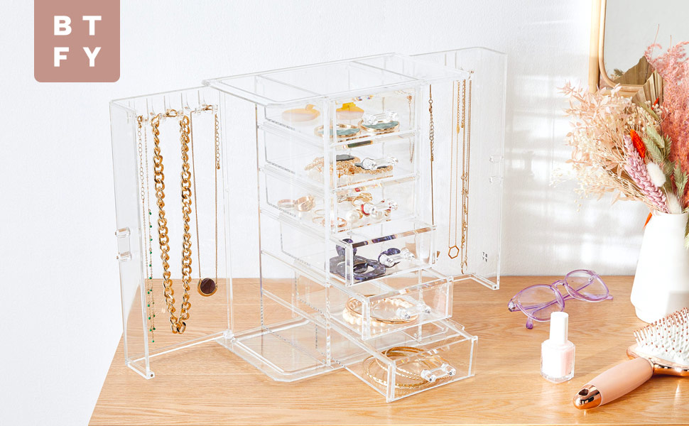 Acrylic 6 drawer Makeup & Jewellery Storage