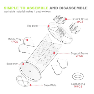 Simple to assemble and disassemble