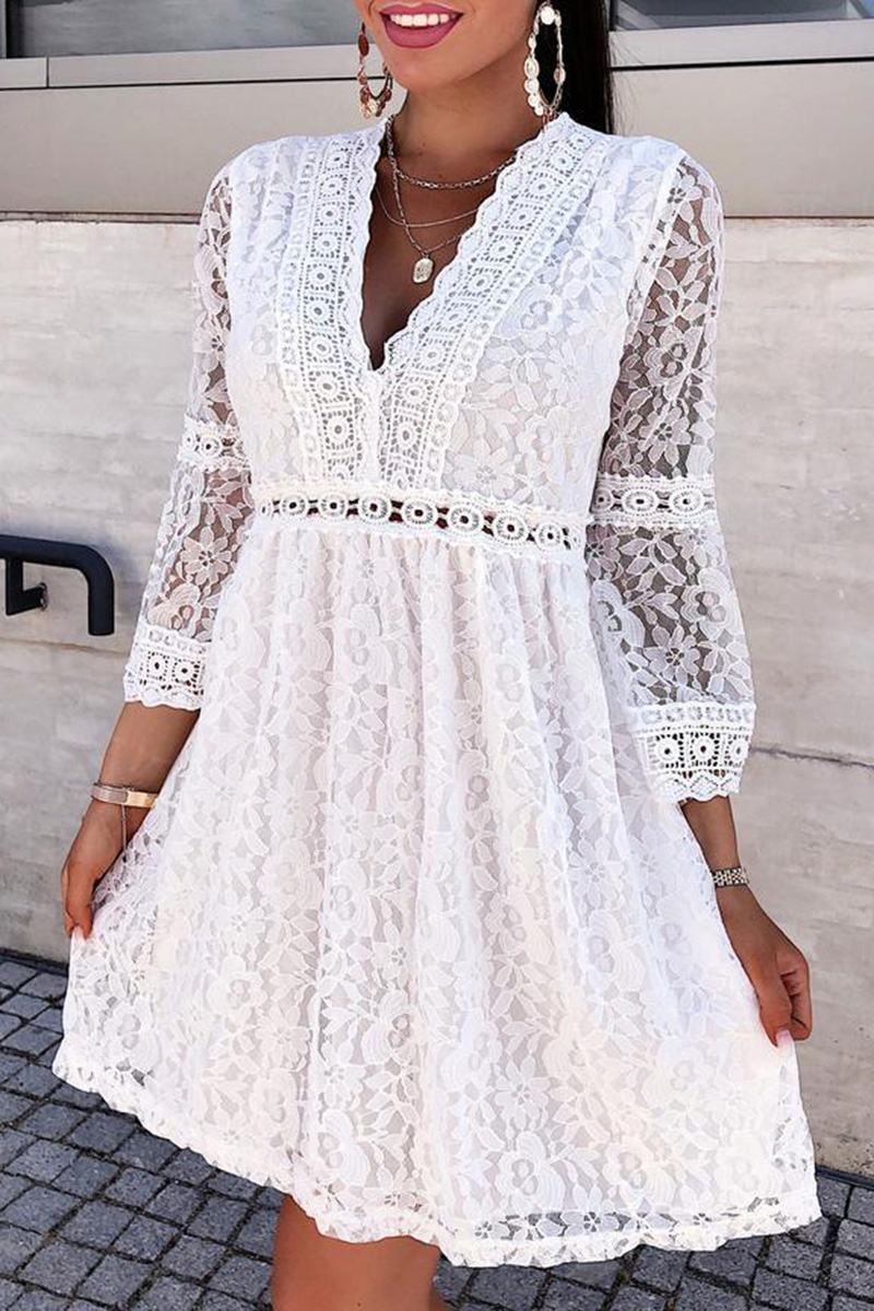 Necydress Sylvia Loose Lace Dress