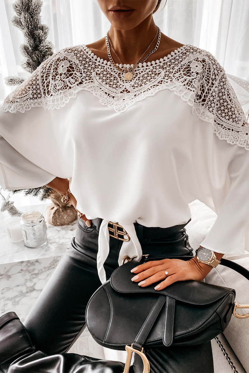 Necydress Aimee Lace Patchwork Shirt
