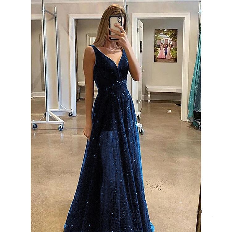 Necydress Sara Sexy Mesh See-Through Sequined Halter Dress