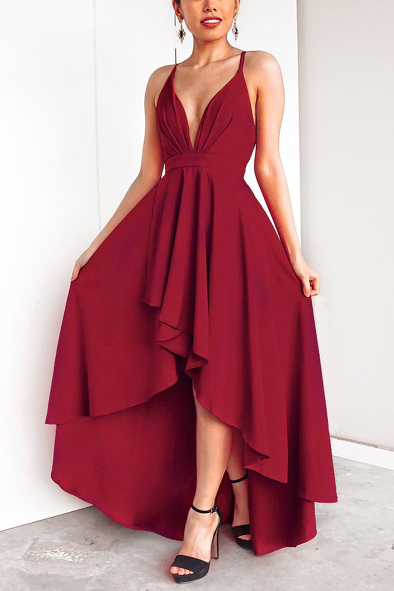 Necydress  V neck Party Ladies Halter Dress