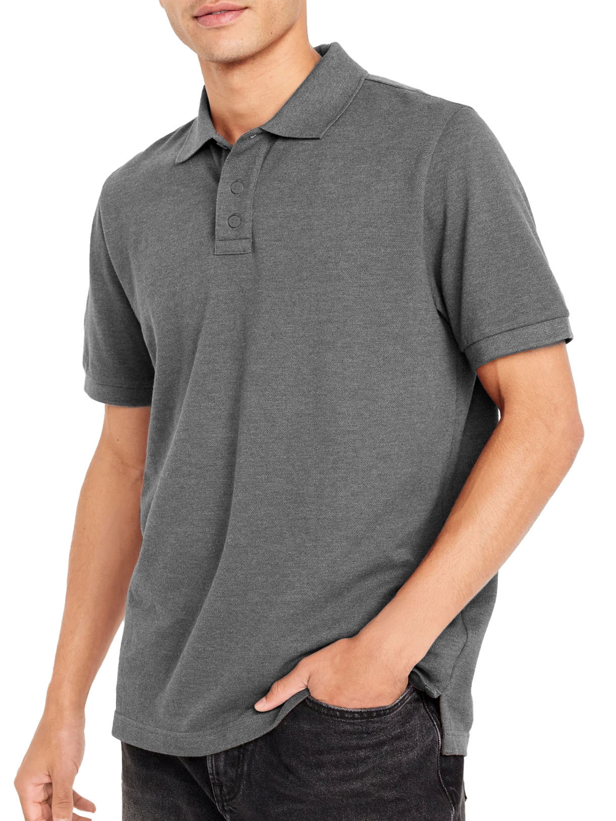 Men's Casual Lapel Button-Down Short Sleeve POLO Shirt