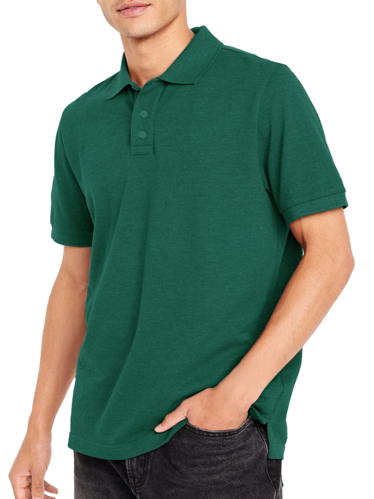 Men's Casual Lapel Button-Down Short Sleeve POLO Shirt