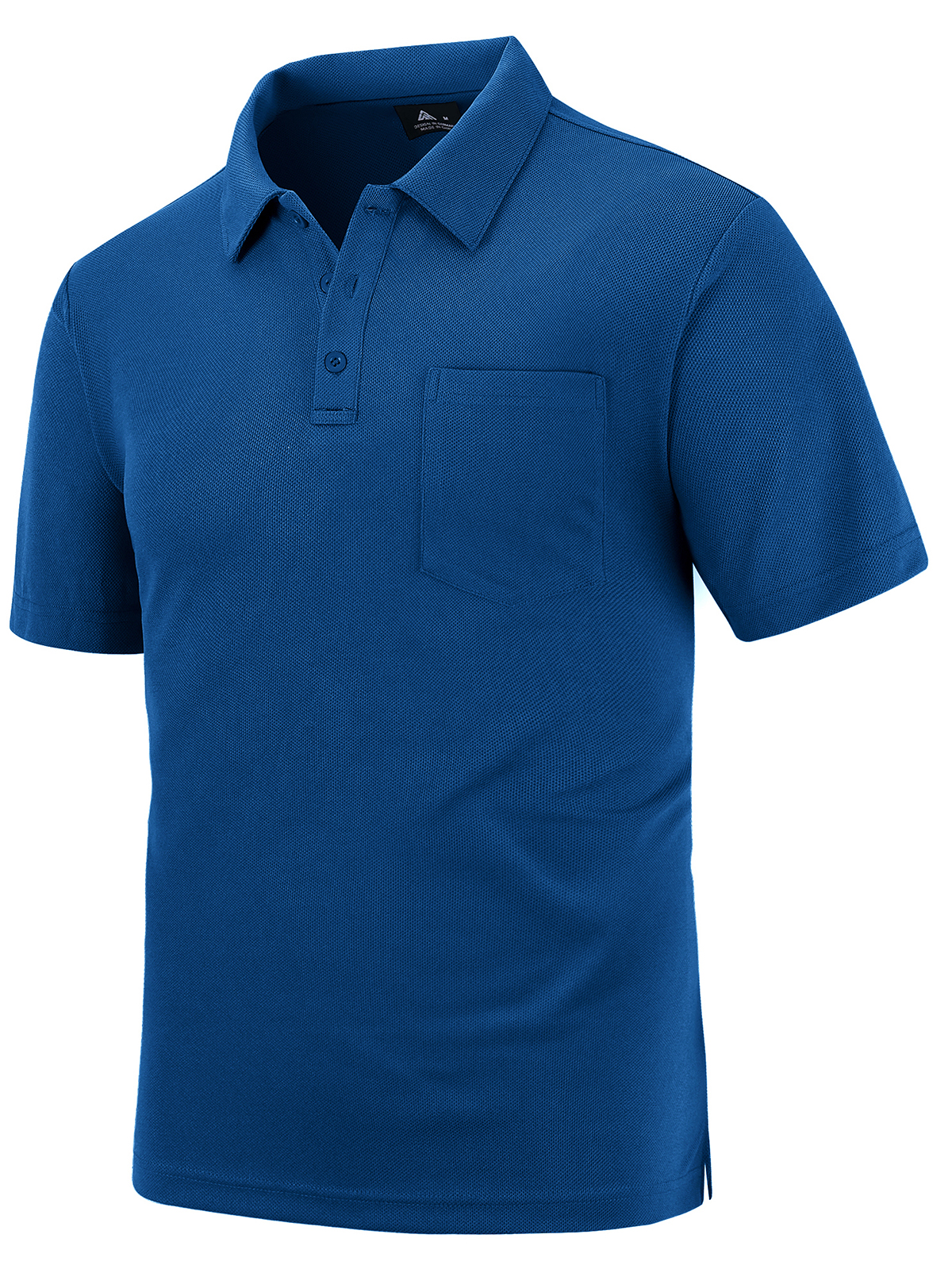 Men's Casual Business Lapel Pocket Polo Shirt