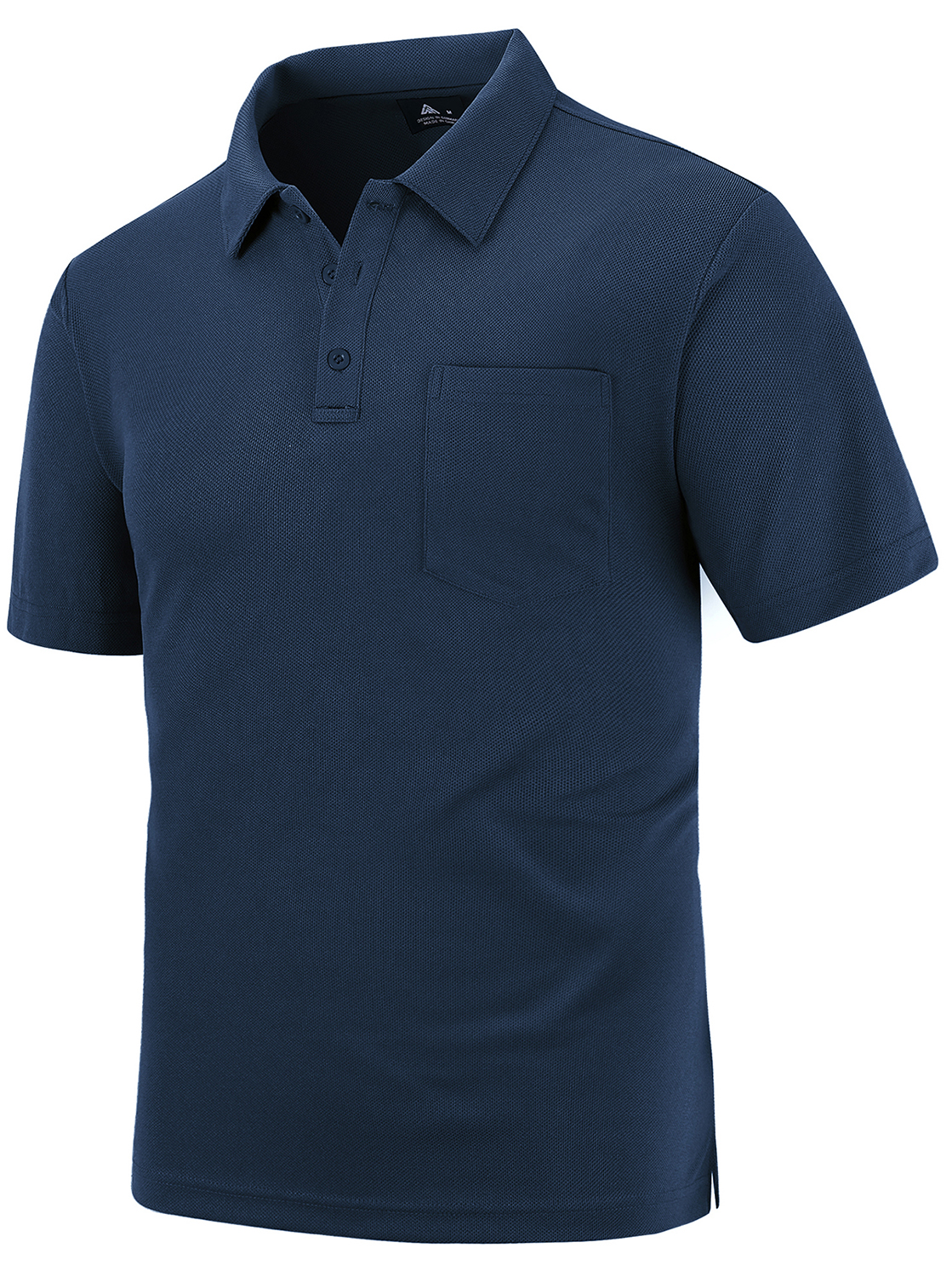 Men's Casual Business Lapel Pocket Polo Shirt