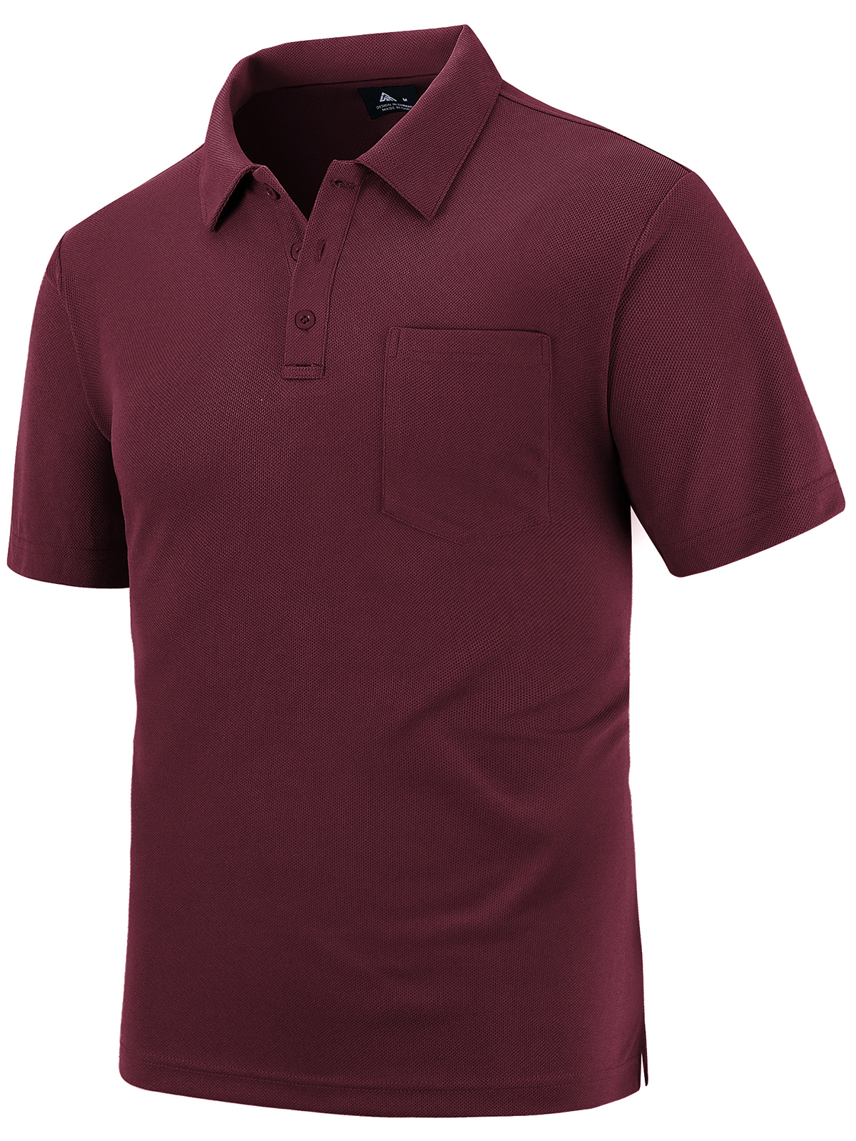 Men's Casual Business Lapel Pocket Polo Shirt