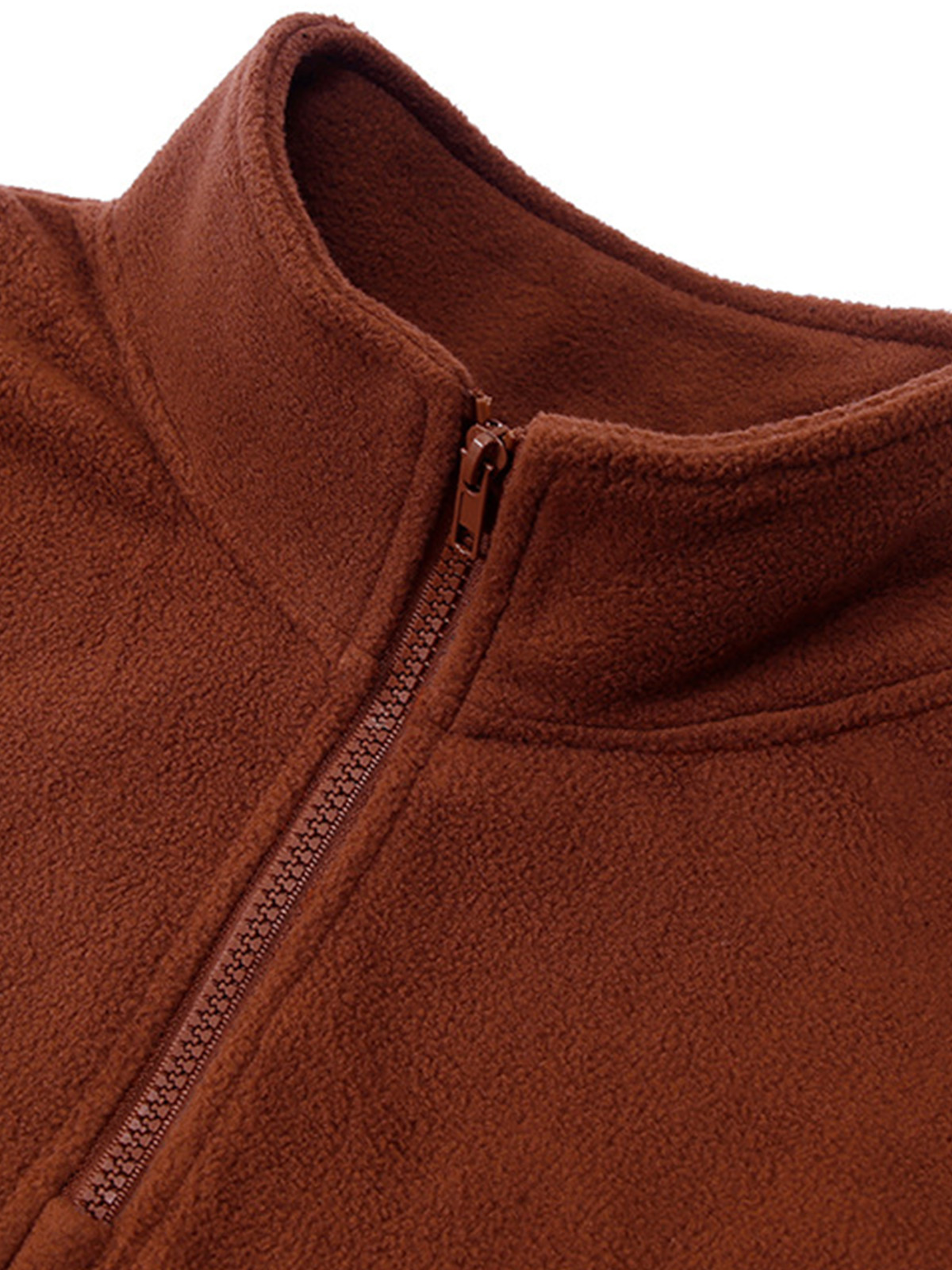 Men's Double-sided Polar Fleece Loose Drawstring Plus Fleece Half-zip Sweatshirt