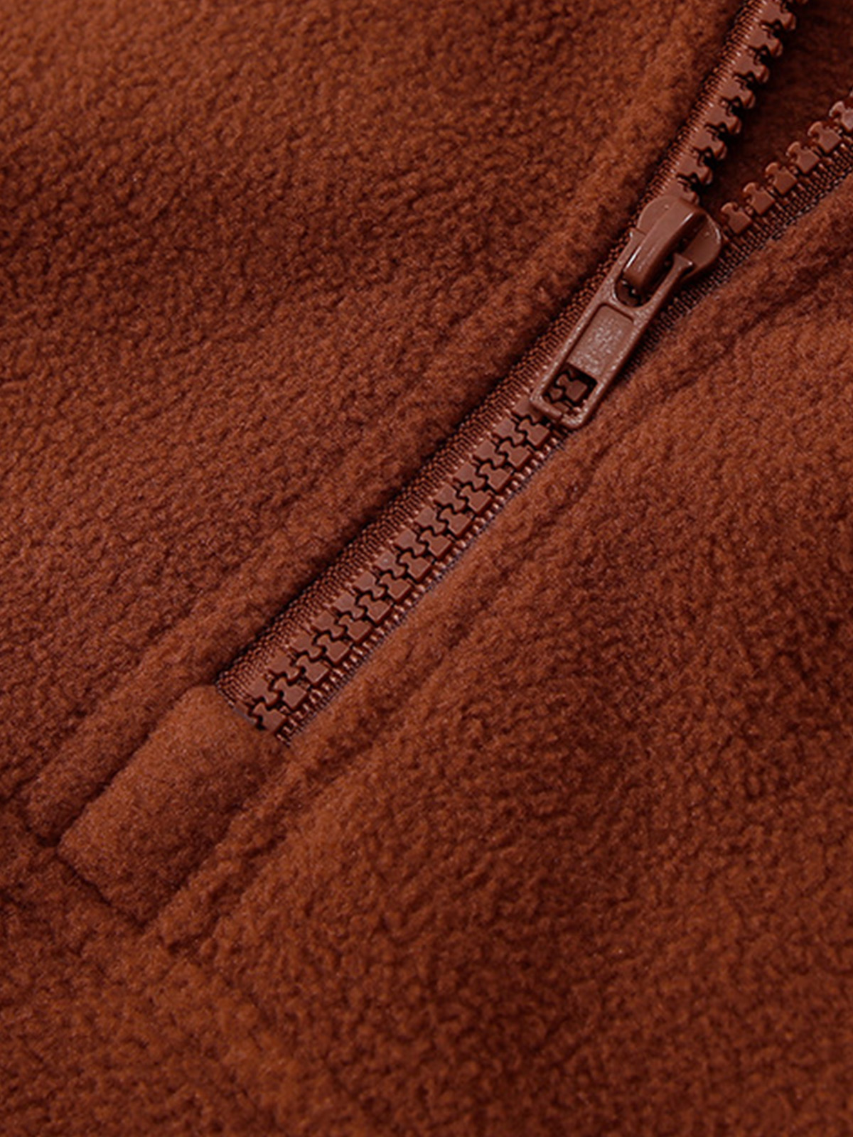 Men's Double-sided Polar Fleece Loose Drawstring Plus Fleece Half-zip Sweatshirt