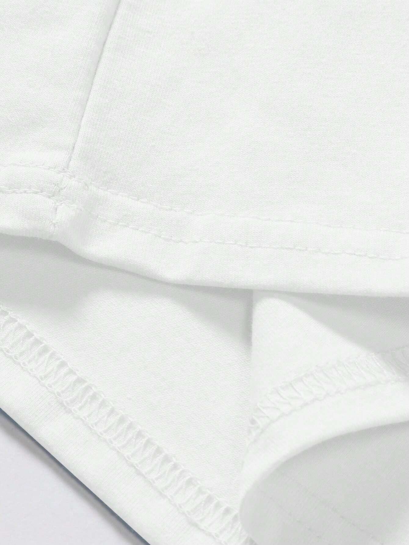 Men's Fashionable Fake Pocket Printed Patchwork Short Sleeve Polo Shirt