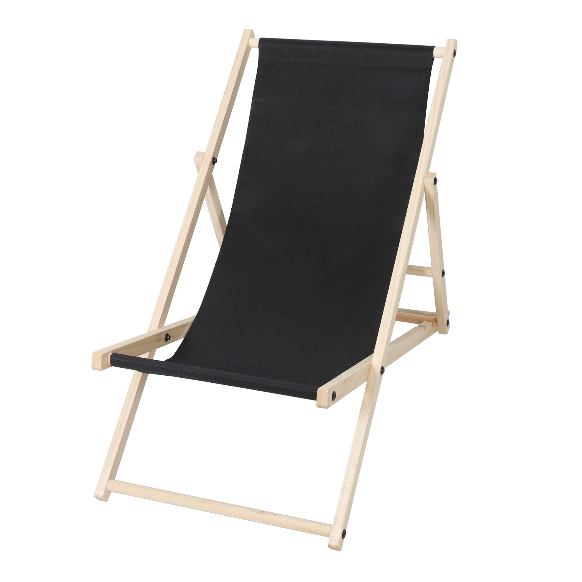 Liegestuhl Klappbar Strandliege Holz