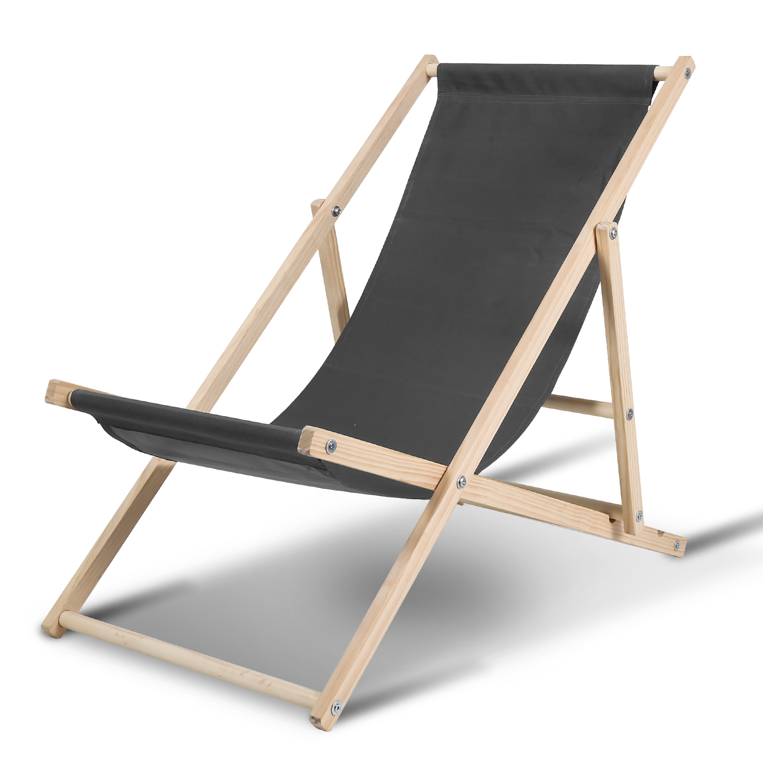 Liegestuhl Klappbar Strandliege Holz