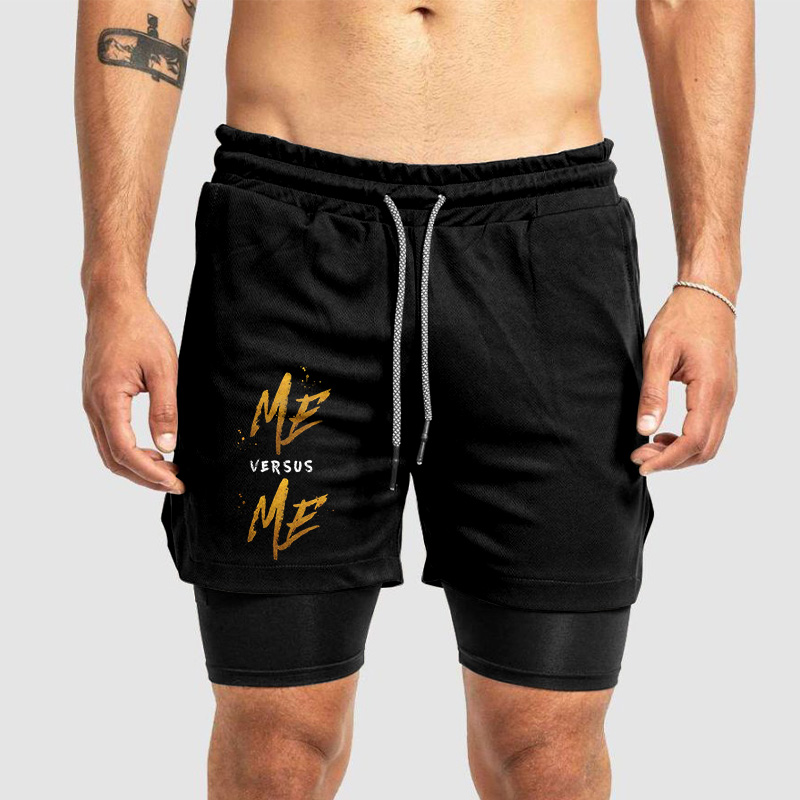 Me Versus Me Printed Men's Shorts