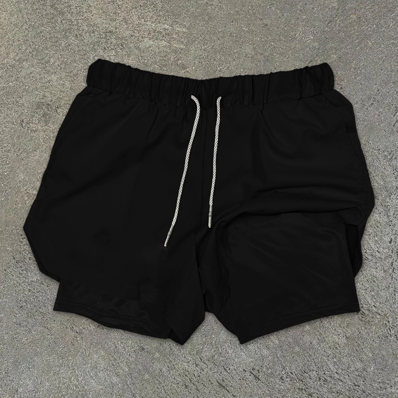 Outdoor Sports Double Breathable Fitness Shorts