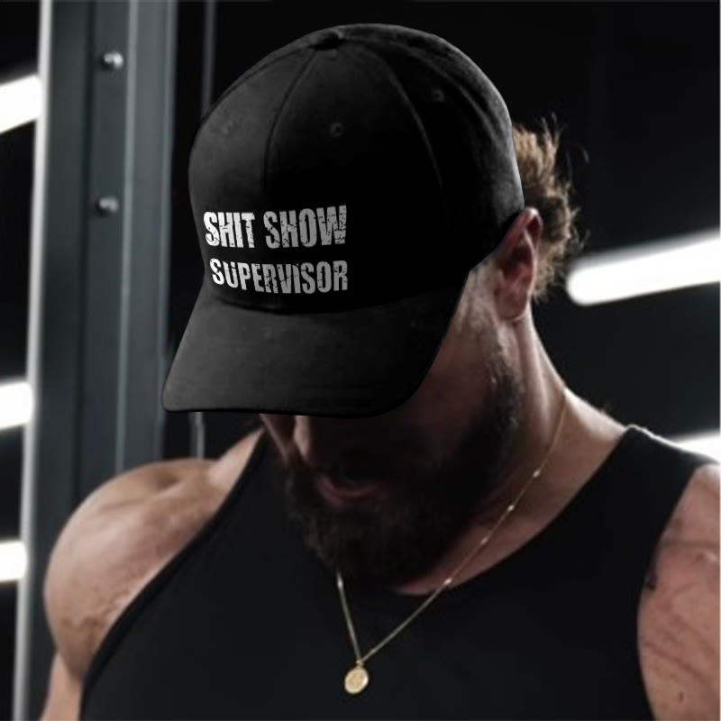 Shit Show Supervisor Print Cap
