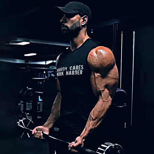 Nobody Cares Work Harder Printed Vest