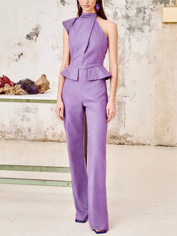 Asymmetric Design Jumpsuit