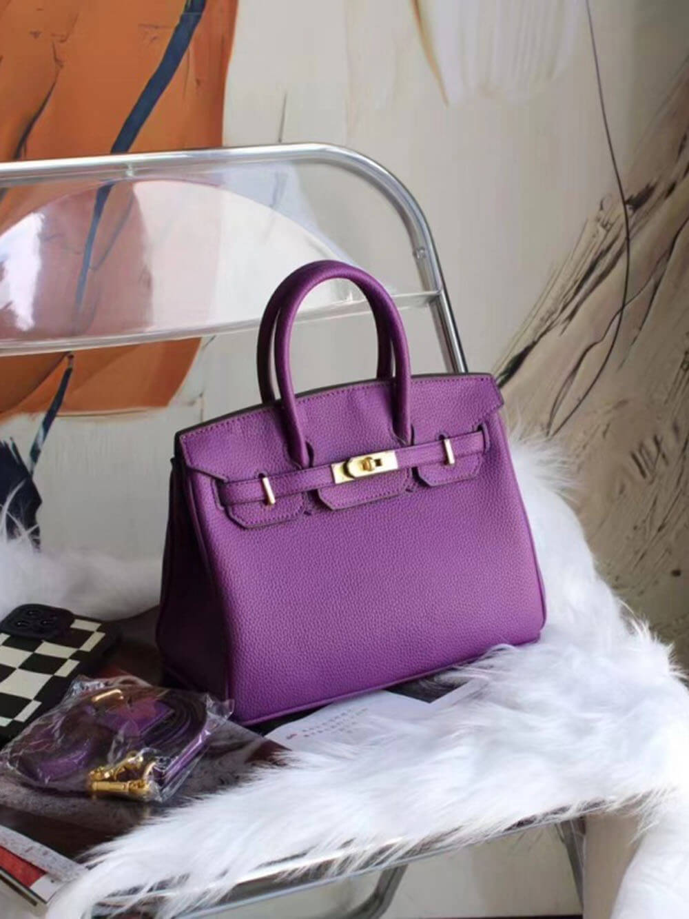 Commuter Single-Shoulder Crossbody Handbag Kelly Bag