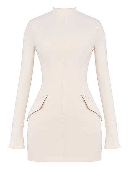 Vintage Cream Mini Dress