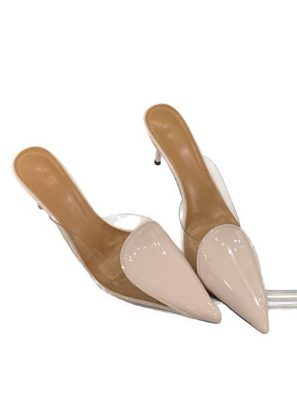 Transparent High-heel Slippers