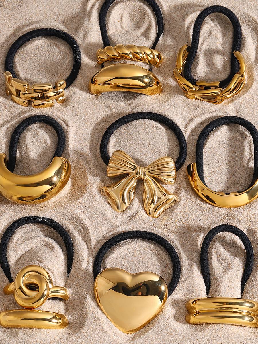 Bow Heart Conch Hair Accessory