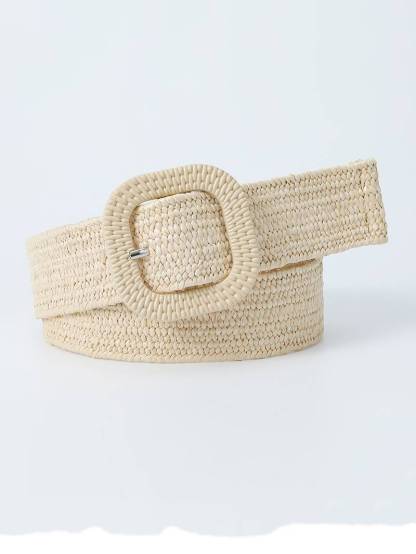 Vacation Style Straw Belt