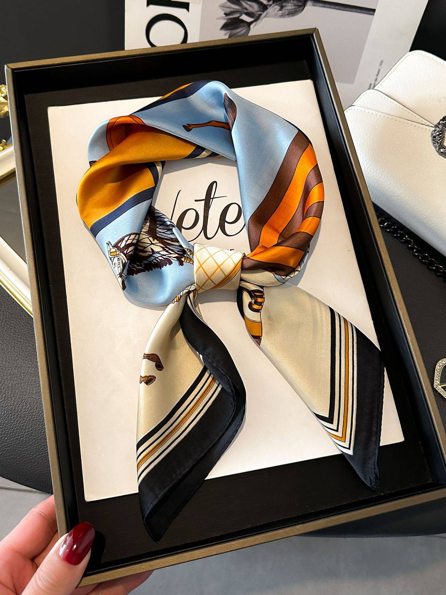 Classic Print Scarf Turban