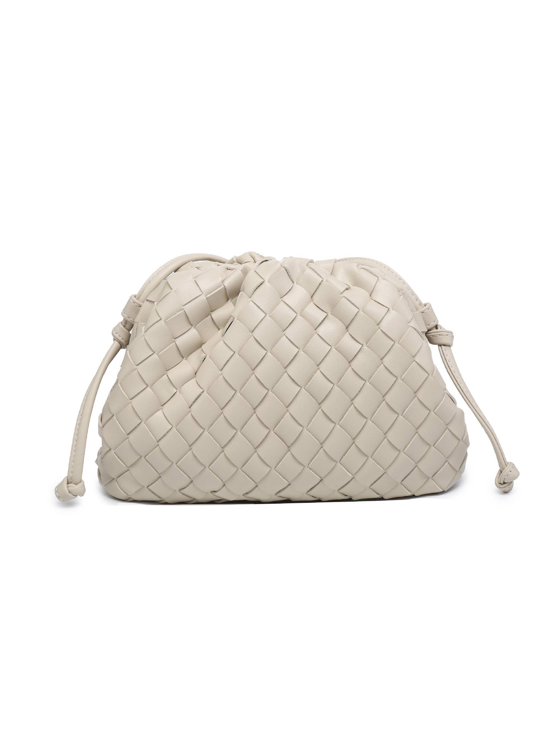 Minimalist Hand-Woven Clutch Shoulder Bag