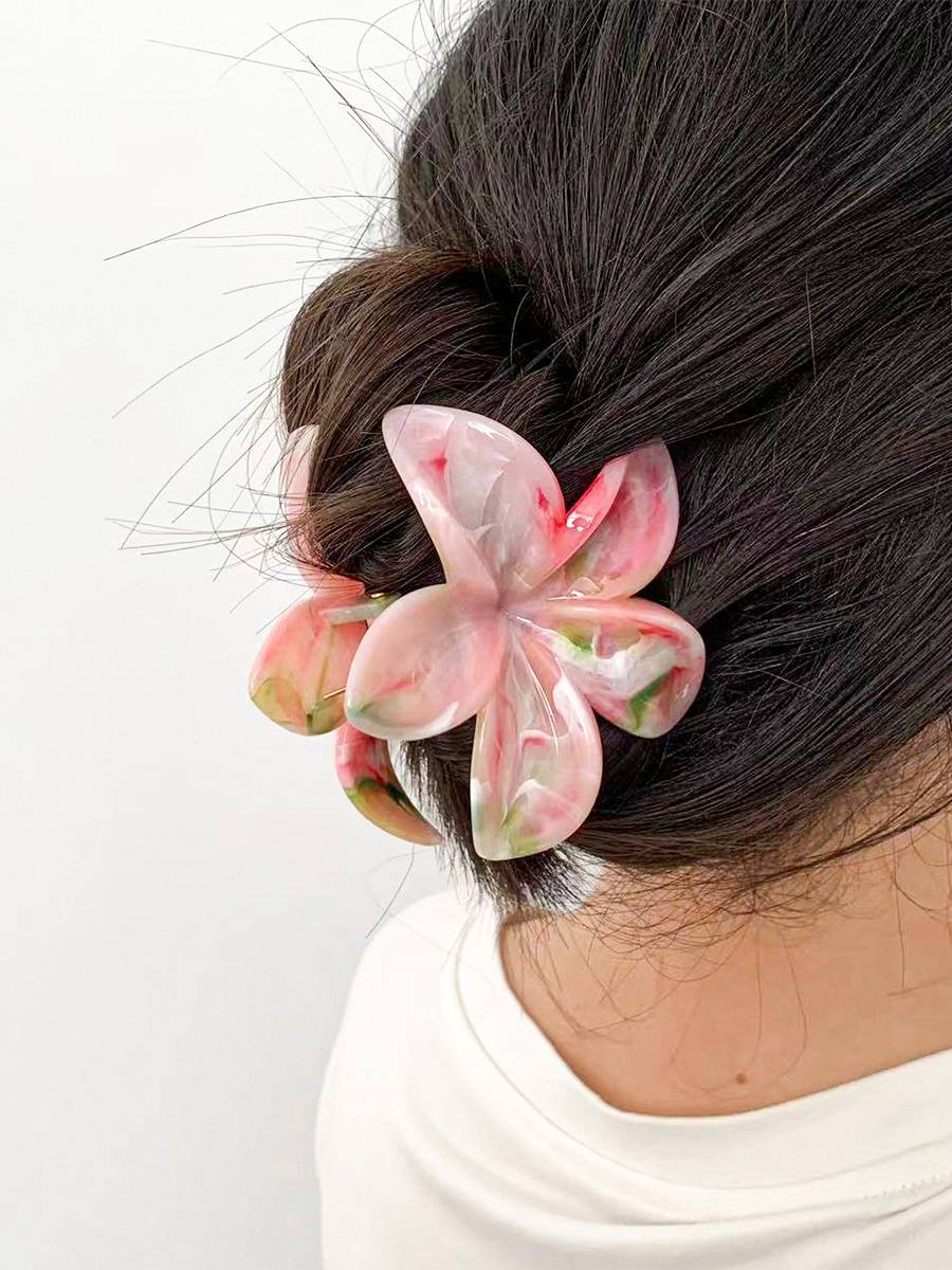 Colored Flower Hairpin
