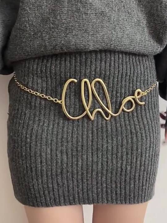 Letter Waist Chain