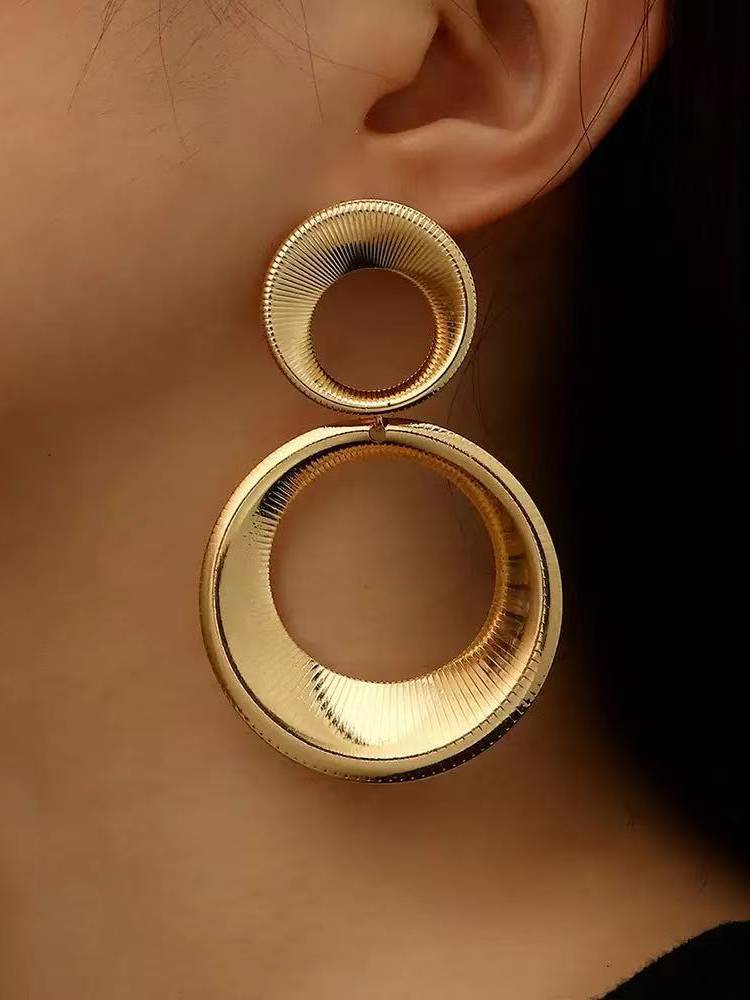 Minimalist Double Hoop Earrings
