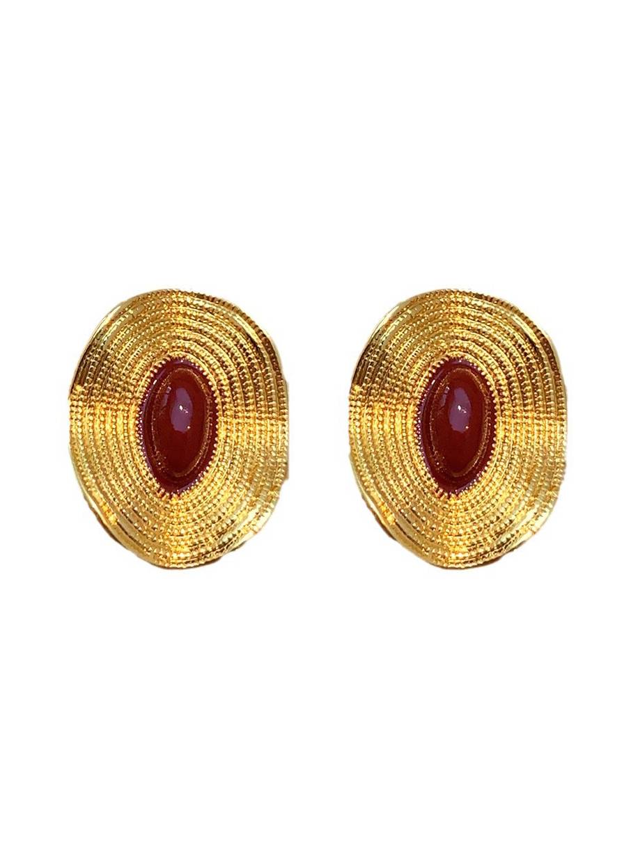 Vintage Irregular Thread Splicing Earrings