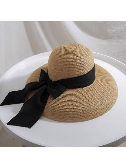 Vacation Style Basin Hat Straw Hat