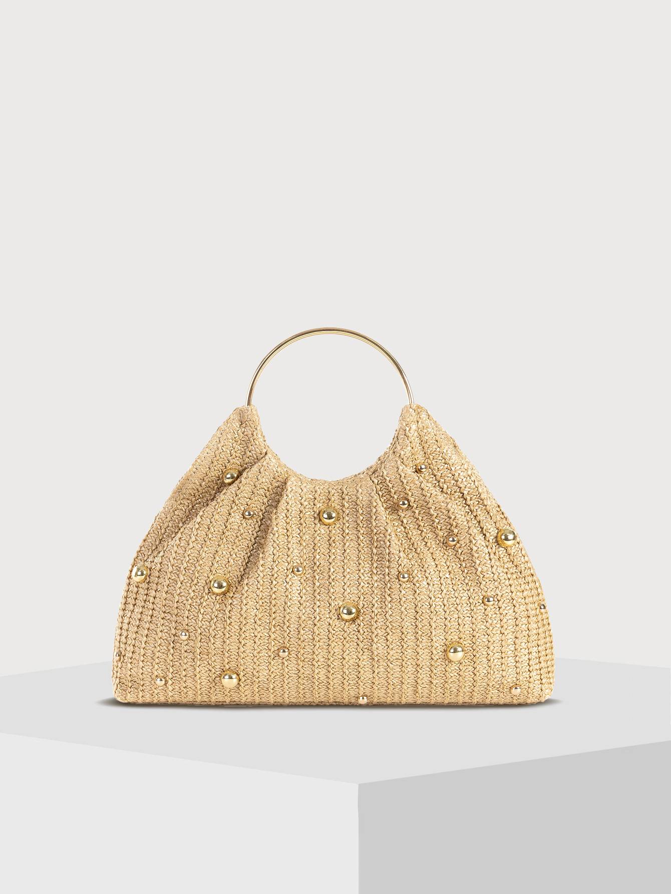 Vacation Style Straw Handbag