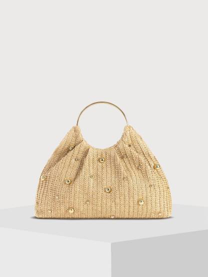Vacation Style Straw Handbag