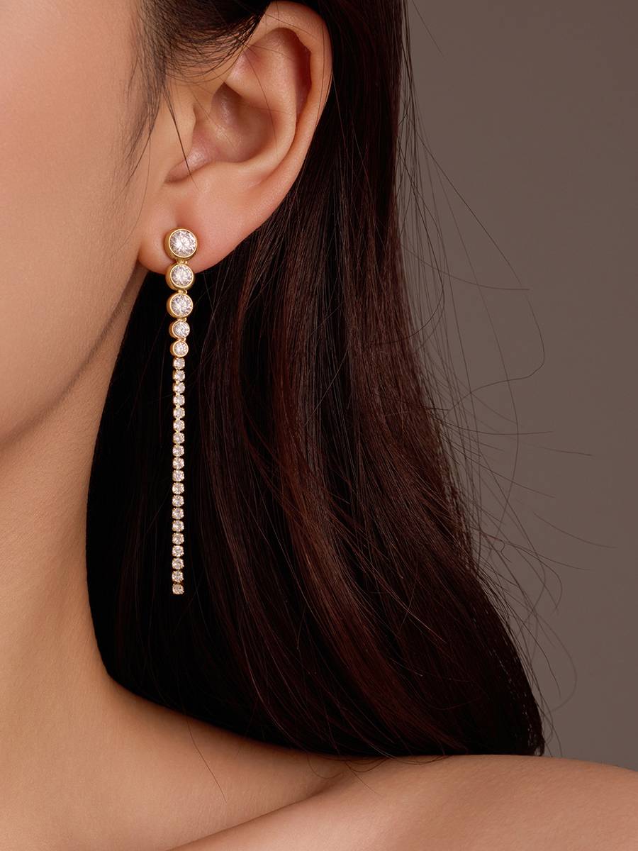 Minimalist Pendant Earrings