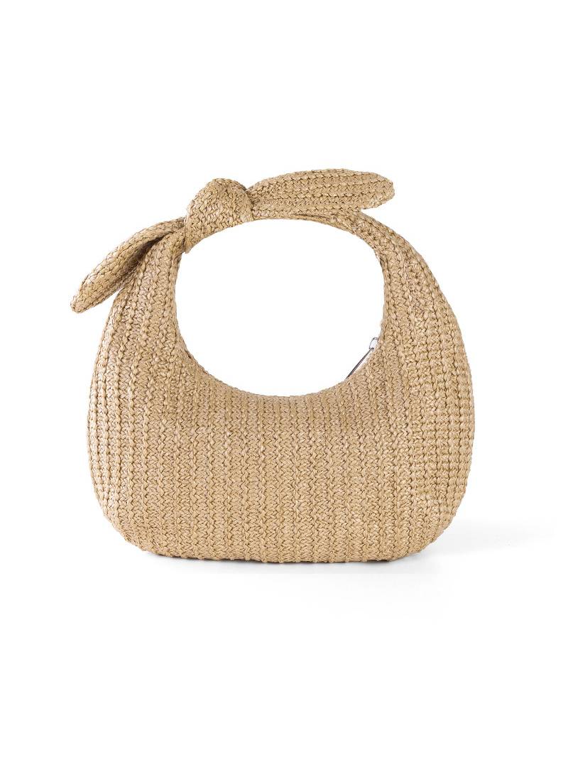 Bow Straw Bag
