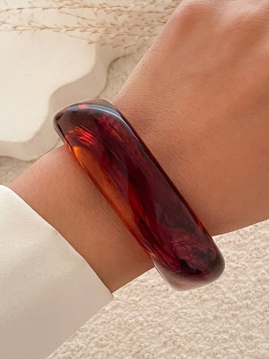 Geometric Translucent Bracelet