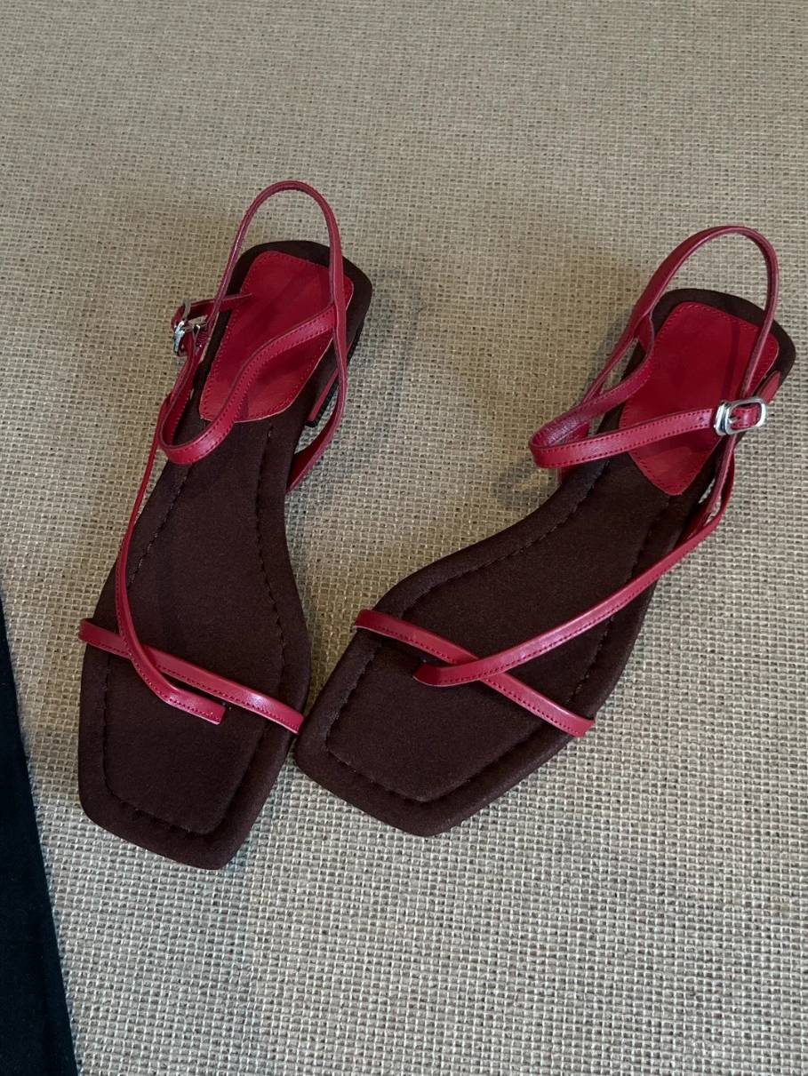 Minimalist Strap Flat Sandals