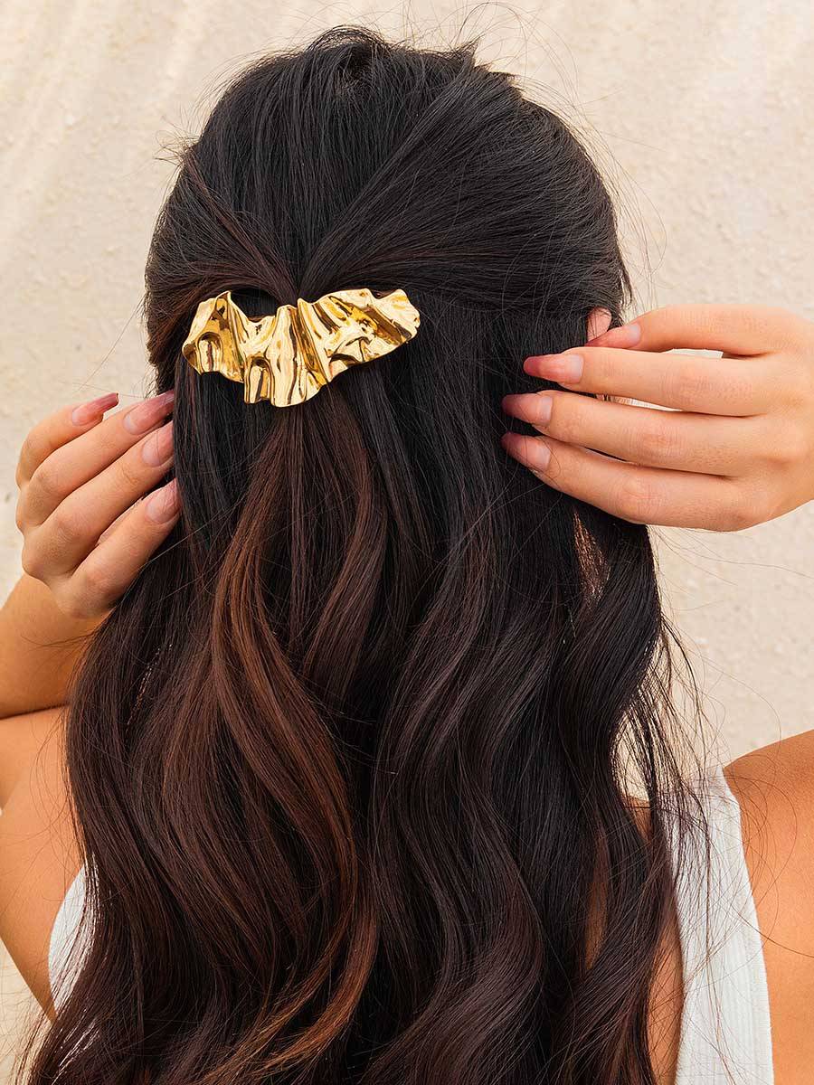 Minimalist Wavy Metal Hairpin Hair Accessories