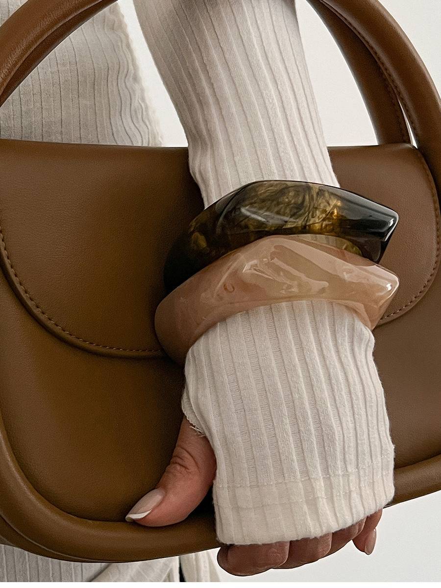 Geometric Translucent Bracelet